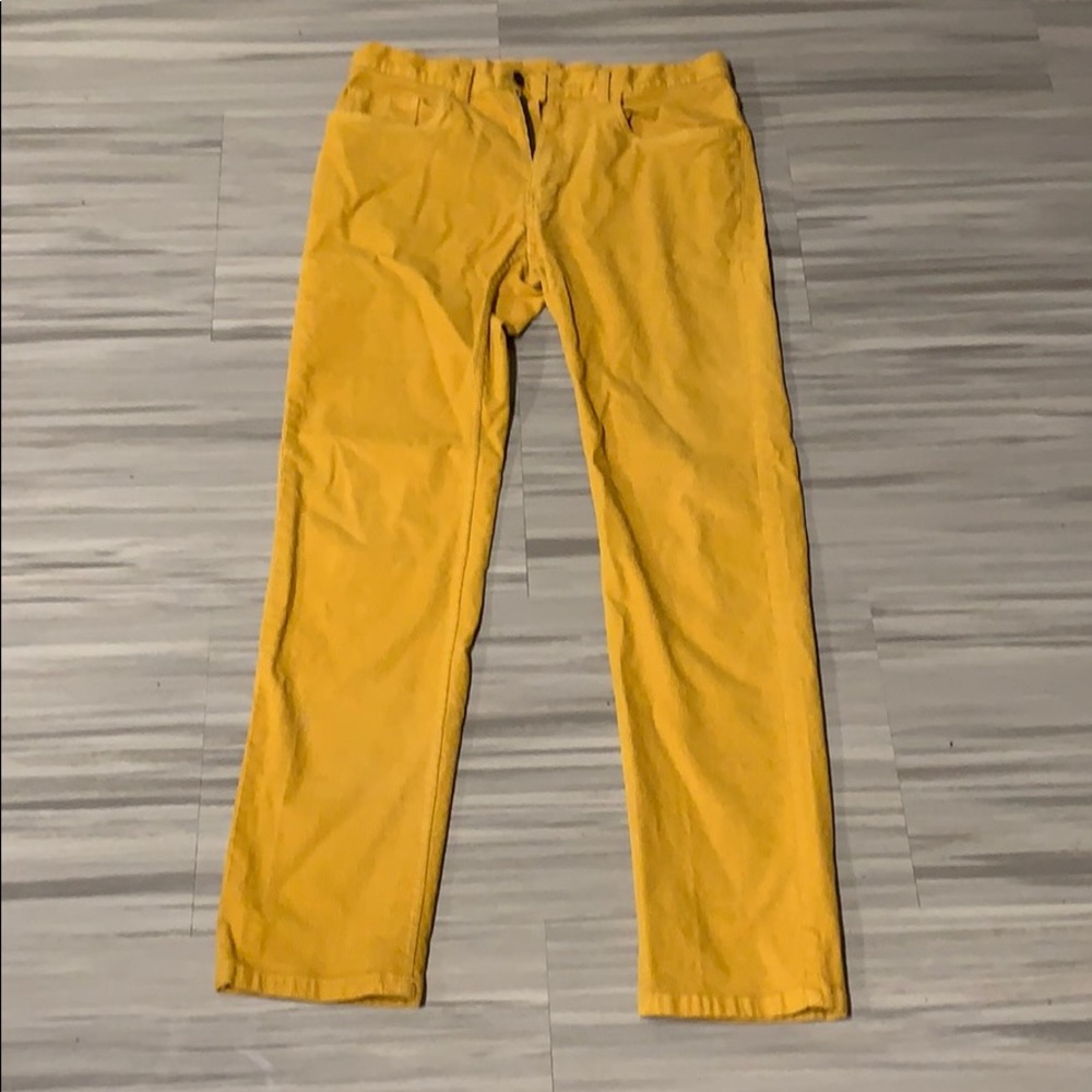 Brooks Brothers Gold Corduroy Pants